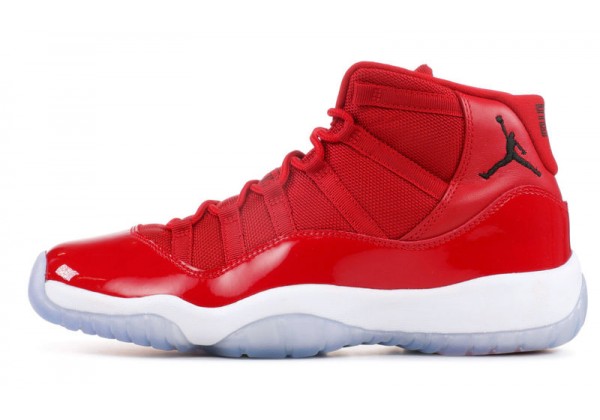 retro 11 red and white